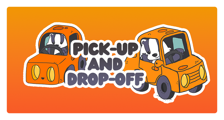 Pick-Up and Drop-Off Graphic